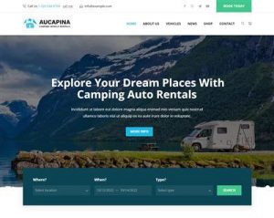 Mẫu website cắm trại xe hơi Aucapina hình đại diện