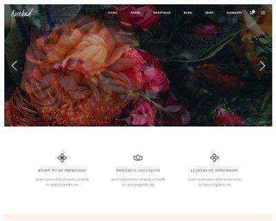 Mẫu website hoa tươi Rosebud hình đại diện