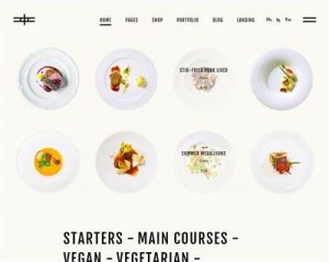 Mẫu website nhà hàng Asparagus hình đại diện