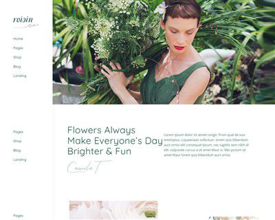Mẫu website hoa tươi Roisin Daisy hình đại diện