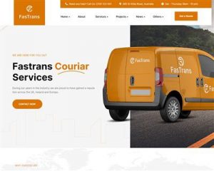Mẫu website vận tải logistics Fastrans hình đại diện