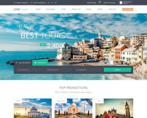 Hình đại diện Giao diện website Du lịch Love Travel