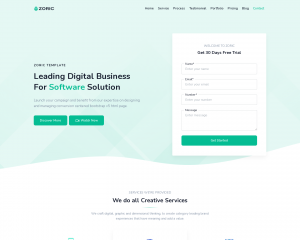 Hình đại diện Giao diện website Dịch vụ Zoric