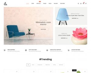 Hình đại diện Giao diện website Nội thất Lapa