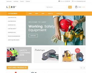 Hình đại diên Mẫu website bảo hộ lao động Labo