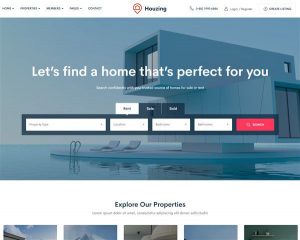 Hình đại diện Mẫu website bất động sản Houzing 3