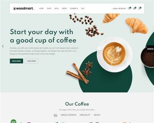 Hình đại diện Mẫu website cà phê Woodmart