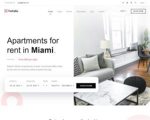 Hình đại diện Mẫu website căn hộ cho thuê Holate