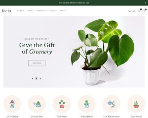 Hình đại diện Mẫu website cây cảnh Flacio Flat