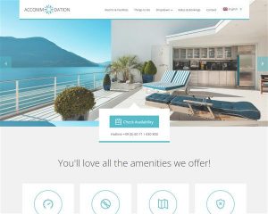 Hình đại diện Mẫu website cho thuê biệt thư Accommodation