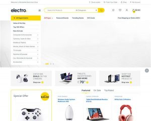 Hình đại diên Mẫu website cửa hàng điện thoại Electro