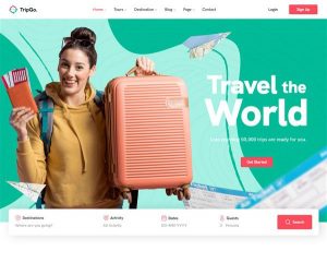Hình đại diện Mẫu website đặt tour du lịch Tripgo 03