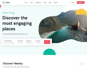 Hình đại diện Mẫu website đăt tour du lịch Tripgo