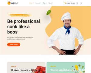 Hình đại diện Mẫu website dạy nấu ăn LMSMart