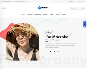 Hình đại diên Mẫu website dịch vụ chụp hình Neeon