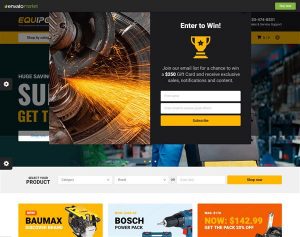 Hình đại diên Mẫu website dụng cụ Equipo