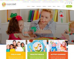 Hình đại diện Mẫu website giáo dục Superowl