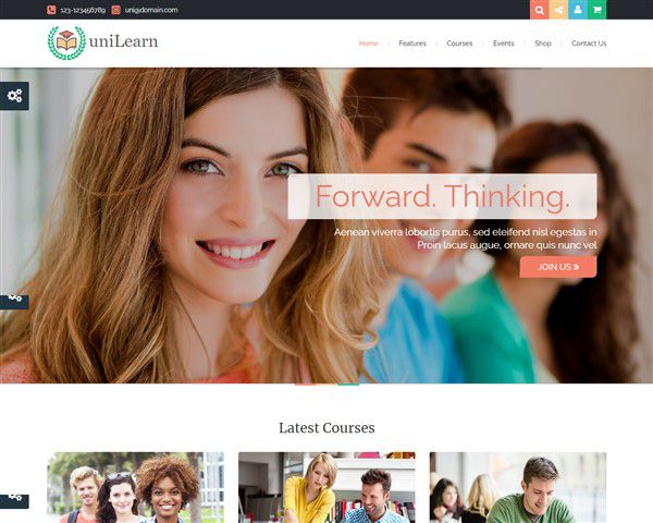 Hình đại diện Mẫu website giáo dục UniLearn