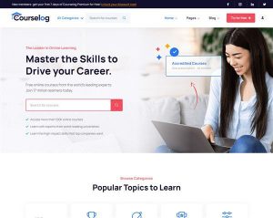 Hình đại diện Mẫu website giáo dục Courselog