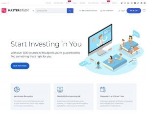 Hình đại diện Mẫu website giáo dục Masterstudy Light