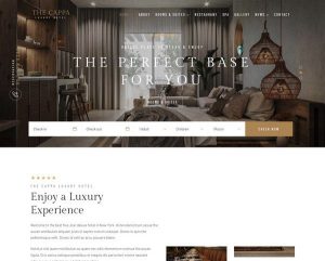 Hình đại diện Mẫu website khách sạn The Cappa