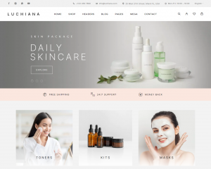 Hình đại diện Mẫu website mỹ phẩm Luchiana 2