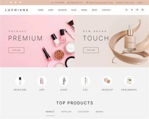 Hình đại diện Mẫu website mỹ phẩm Luchiana 3