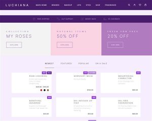 Hình đại diện Mẫu website mỹ phẩm Luchiana
