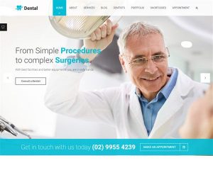 Hình đại diên Mẫu website nha khoa Dental