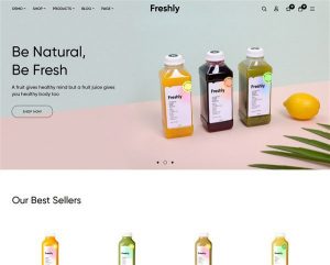 Hình đại diện Mẫu website nước ép trái cây Freshly