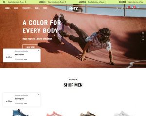 Hình đại diện Mẫu website giày dép Yeezy