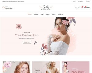 Hình đại diện Mẫu website tiệm áo cưới Bridey