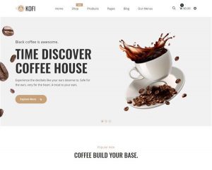 Hình đại diện Mẫu website tiệm cà phê Kofi