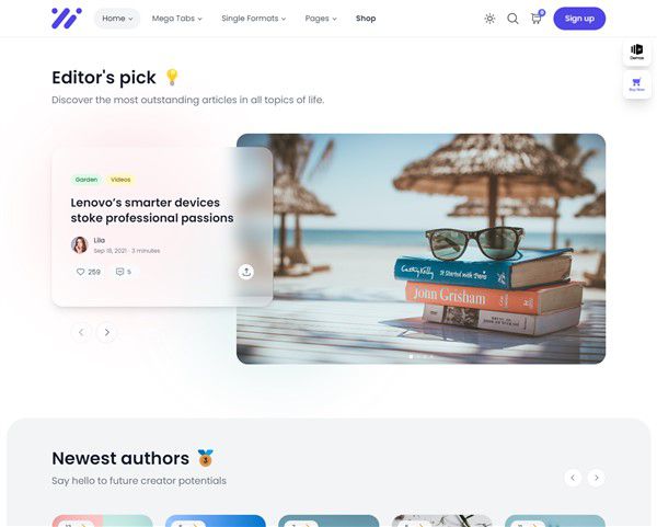 Mẫu website tin tức McMaz hình nền