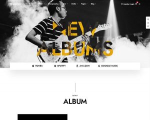 Hình đại diên Mẫu website trang nghe nhac musico