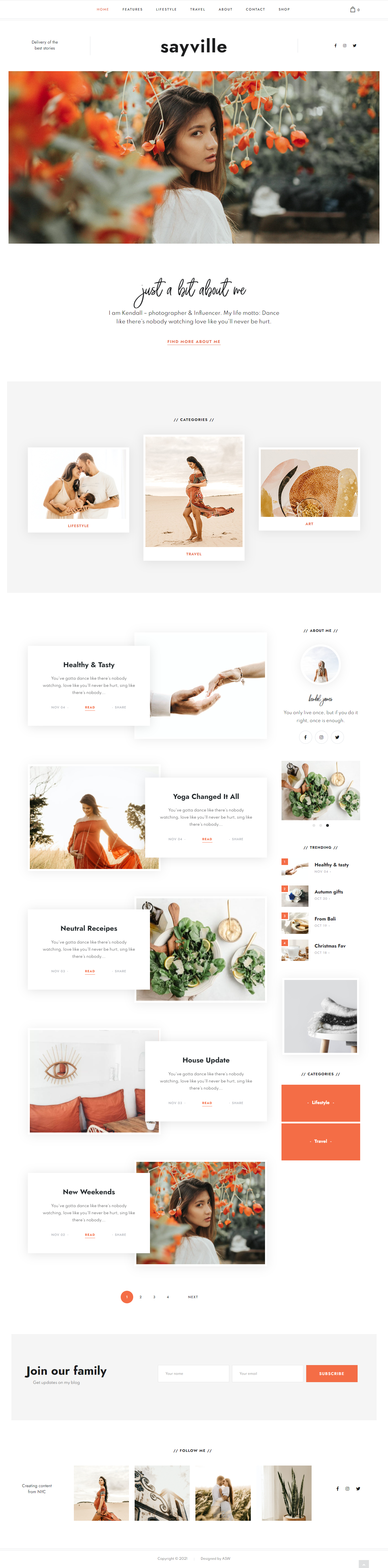 Mẫu website dịch vụ chụp hình Sayville