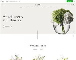 Mẫu website hoa tươi Fiora hình đại diện
