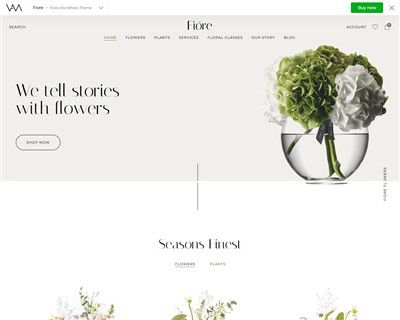 Mẫu website hoa tươi Fiora hình đại diện