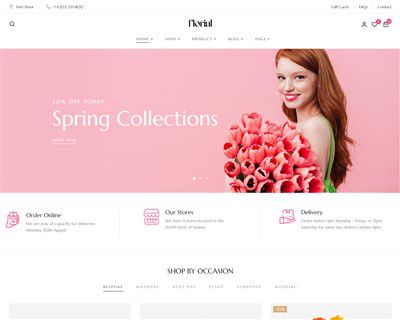 Mẫu website shop hoa tươi Florial Strong hình đại diện