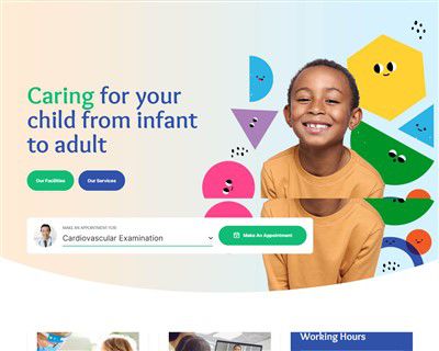 Mẫu website phòng khám nhi Cliniq hình đại diện