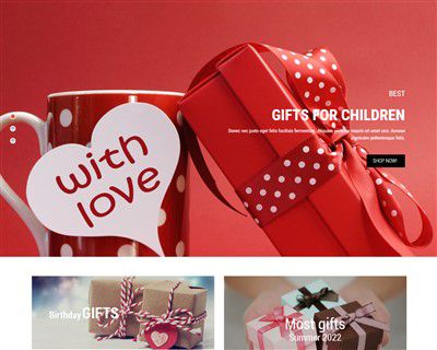 Mẫu website quà tặng Gifts Shop hình đại diện