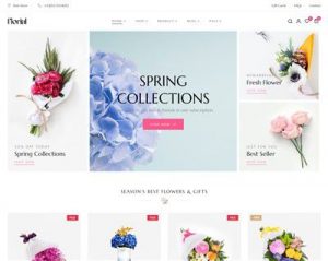 Mẫu website shop hoa tươi Florial hình đại diện