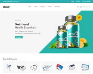 Mẫu website thiết bị y tế Elessi hình đại diện