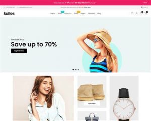 Mẫu website thời trang Kalles hình đại diện