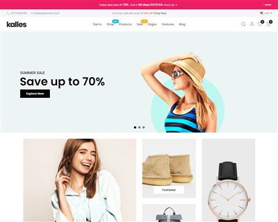 Mẫu website thời trang Kalles hình đại diện