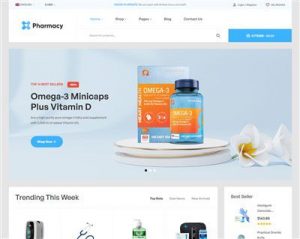 Mẫu website y tế Pharmacy hình đại diện