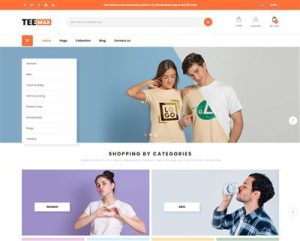 Mẫu website áo thu thời trang Teemax hình đại diện