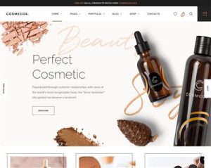Mẫu website mỹ phẩm organic Cosmecos hình đại diện