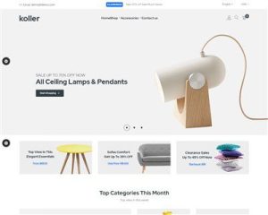 Mẫu website nội thất Koller hình đại diện