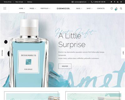 Mẫu website nước hoa dầu thơm Cosmecos hình đại diện